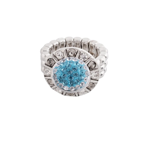 Snap Charm Stretch Ring with 3 Mini Snap Charms - Picture 4 of 7